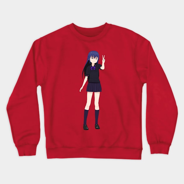 Cute girl Crewneck Sweatshirt by PallKris